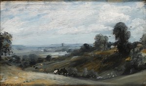 The Vale of Dedham from Langham, 1812 by John Constable
