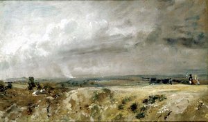 View on Hampstead Heath by John Constable