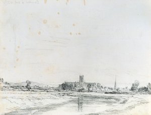 Worcester Cathedral from the South by John Constable