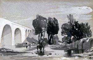 Blythe Viaduct, Hampton-in-Arden, c.1838 by John Cooke Bourne