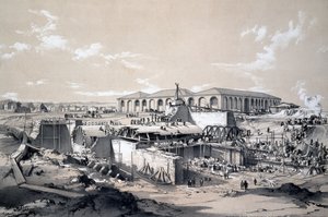 Building the Stationary Engine House, Camden Town, 26th April 1837
