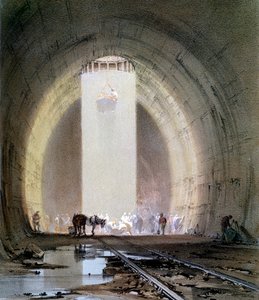 Construction of the Kilsby Tunnel on the London & Birmingham Railway
