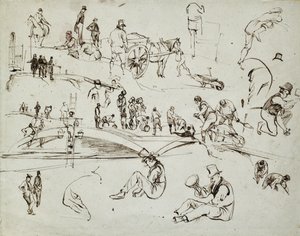 Construction of the London and Birmingham Railway (c.1835) by John Cooke Bourne
