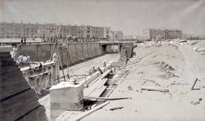 Hampstead Road Bridge, from the Camden side, 11th August 1836 by John Cooke Bourne