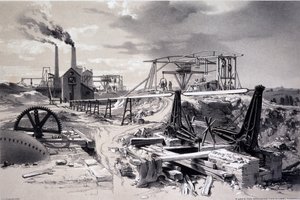 Pumps, ventilating shaft, Kilsby Tunnel, Northamptonshire, 15th July 1837