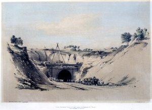 Watford Tunnel, Hertfordshire, 6th June 1837 by John Cooke Bourne
