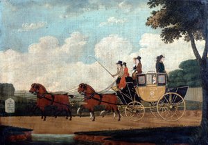 The Royal Mail Coach, Chelmsford to London by John Cordrey