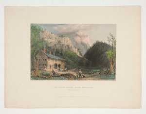 The Notch House, White Mountains, New Hampshire, Illustration for Nathaniel Parker Willis