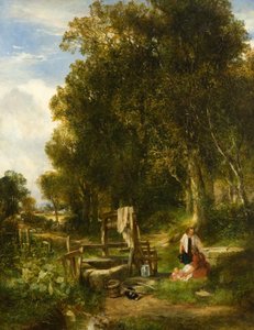 A Woodland Well by John Crawford Wintour