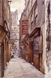 Botolph Alley, London by John Crowther