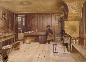 Interior of the tap room in the Sieve public house, Church Street, Minories, London
