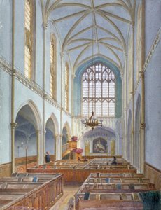 Interior View of a French Protestant Church on St Martin