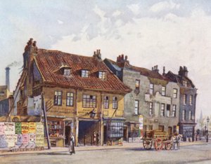 Lost London: Houses on West Side of Church Street, Lambeth by John Crowther