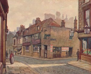Old Houses in Snowfields, Bermondsey, 1887-1926 by John Crowther