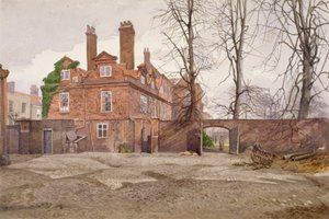 The South End of Fairfax House, High Street, Putney, London by John Crowther