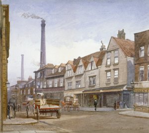 View of Mint Street, Southwark, London by John Crowther