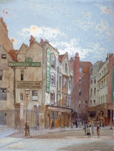 View of Woods Hotel, Portugal Street, Westminster, London, c1880 by John Crowther