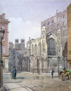 View of a French Protestant Church on St Martin