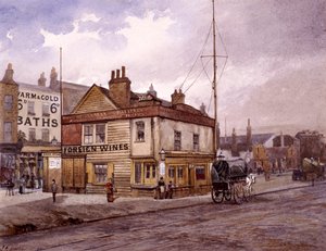Vine Tavern, Mile End Road, Stepney, London, c1883