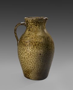 Pitcher, c. 1850-1883 by John Davis (attr.to) Leopard