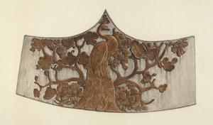 Peacock Stern Carving by John Davis