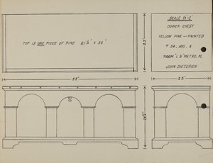 Pa. German Dower Chest by John Dieterich