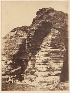 Rocks at Livermead near Torquay, England by John Dillwyn Llewelyn