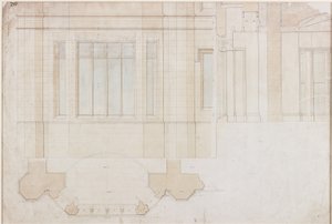 Design for Window at Holme Eden by John Dobson