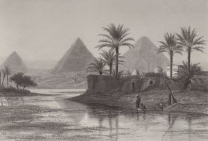Pyramids of Giza by John Douglas Woodward