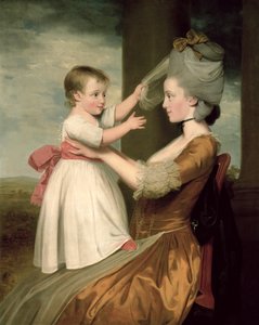 A Portrait of Elizabeth Mortlock (b.1756) and her son John Mortlock the Younger, 1779