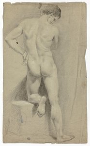 Standing Nude from the Back