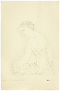 Statue of Seated Girl by John Downman