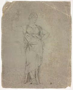 Ancient Statue of Standing Female Figure