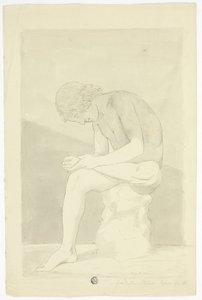 The Thorn-Picker (Lo Spinario) by John Downman