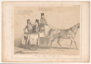 Caricature with Russell, Inglis, and Bentinck (series title: HB Sketches)