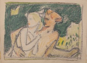 Untitled [Fleeing couple] by John Duncan