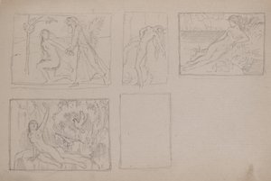 Untitled [Nude figures in a landscape]