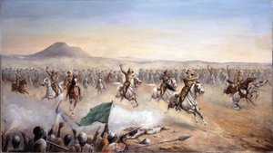 The Charge of the 21st Lancers at Omdurman, 2 September 1898 by John Edward Chapman Mathews