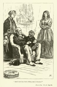 Illustration for Phineas Finn by Anthony Trollope by John Everett (after) Millais