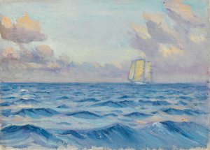 A Sailing Ship by John Everett