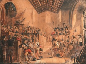 A Roundhead Conventicle: A Scene from 