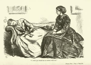 Illustration for Phineas Finn by Anthony Trollope