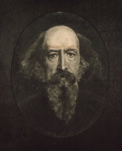 Portrait of Alfred, Lord Tennyson 1809-1892 by John Everett Millais