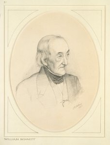 Portrait of William Bennett by John Everett Millais