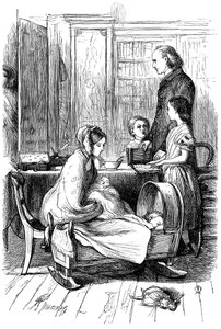 Scene from Framley Parsonage by Anthony Trollope by John Everett Millais