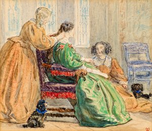 The Toilet by John Everett Millais