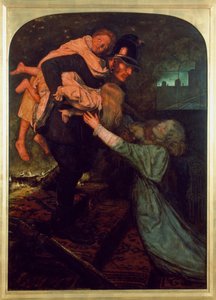 The rescue by John Everett Millais