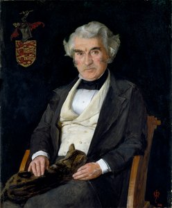 Thomas Combe, 1850 by John Everett Millais