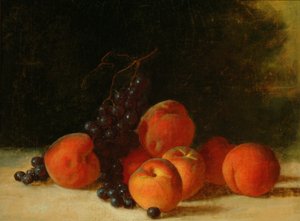 Still Life with Grapes and Peaches