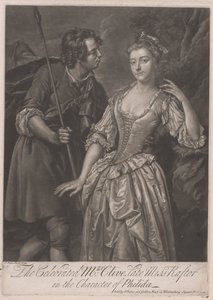 The Celebrated Mrs Clive, late Miss Rafter, as Philida by John Faber the younger